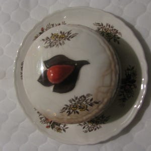 Vintage Woods & Sons Rosedale Pattern - raro - butterdish