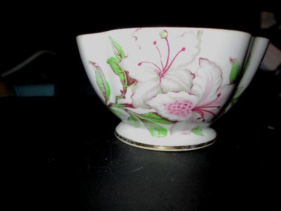 Windsor Bone China Tiger Lily trinket bowl 1960"S