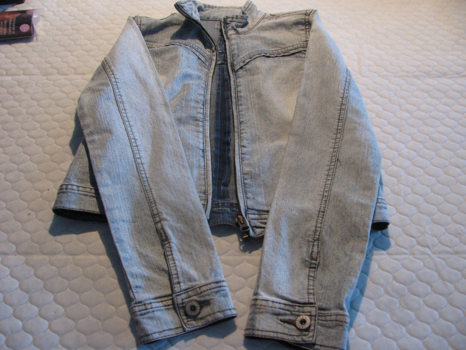 Buffalo david bitton cheap white jean jacket