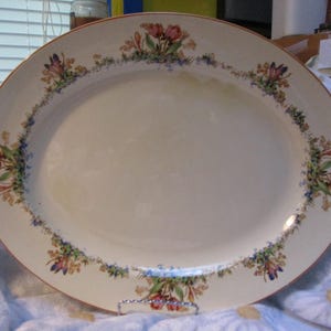 Vintage Crown Ducal Platter Made in England 1915 - 1935
