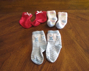 Baby Socks - Buy one set or all three!