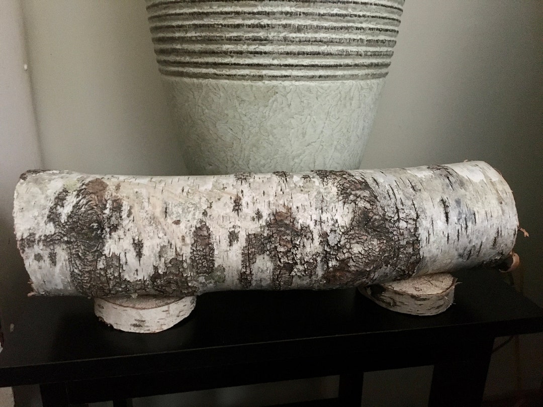 Birch Yule Log Candle Holder Design Your Own 23I Etsy