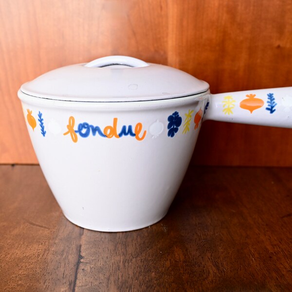 1970s Le Creuset Fondue Windsor Pot 2 LN16 Made in France