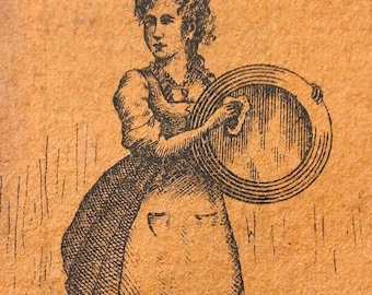 Antik (Circa 1910er Jahre) Französisch, Tripoli Rose Merveilleux Reinigungspulver