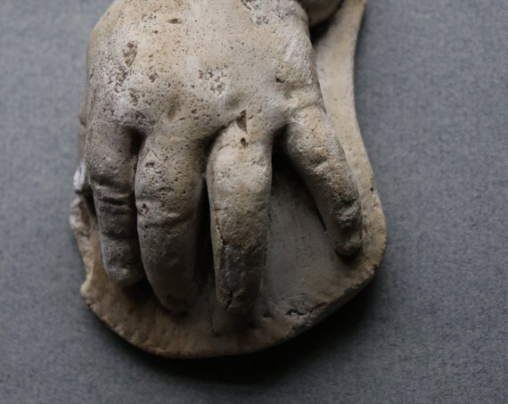 Plaster Study/Paperweight of Child's Hand