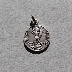French Saint Michel Pendant