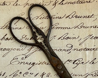 French, Antique Needlework Scissors