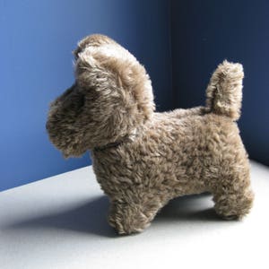 Vintage Hand Sewn Stuffed Scottish Terrier/Scottie