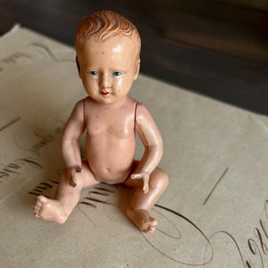 Petitcollin, French, Celluloid, Small, Baigneur Baby Doll
