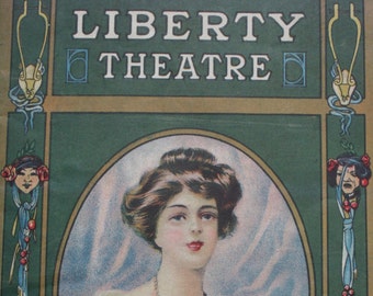 Liberty Theater von New York City, 1923 Playbill Program für George M. Cohans ""Little Nellie Kelly"""