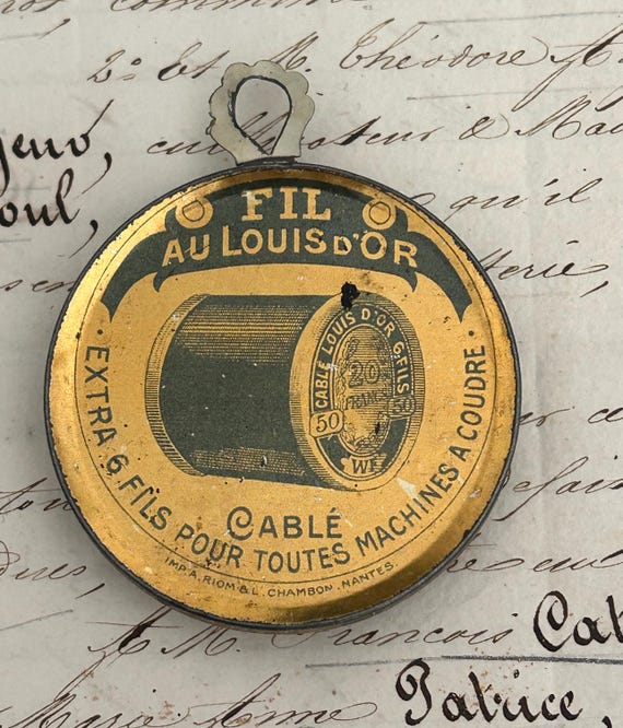 Wallaert Frères, French Thread Advertisement with Pin Cushion