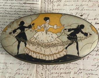Colonial Deco/Art Deco Confection Box, from France