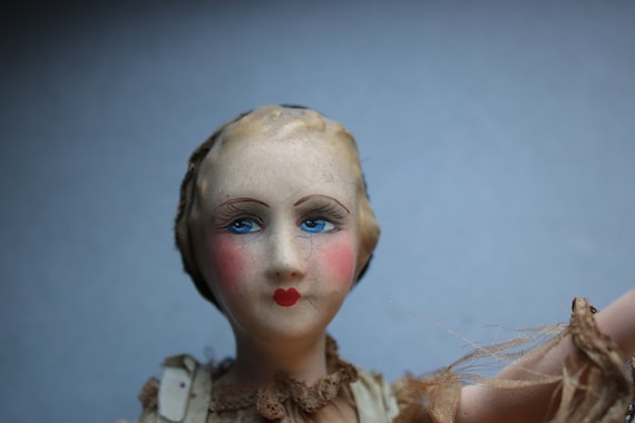 French or German, Composition Half Doll