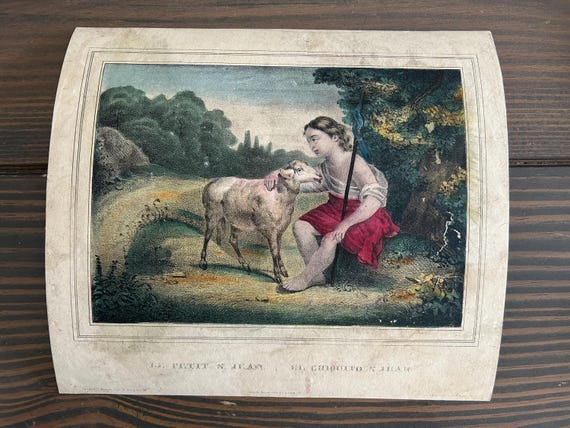 Le Petit St Jean/El Chiquito St Juan, Hand-Colored Engraving, Mid 1800s
