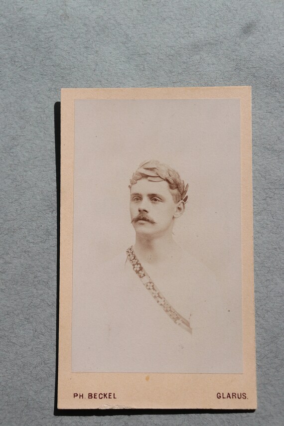 CDV of Swiss Military Games Laureate