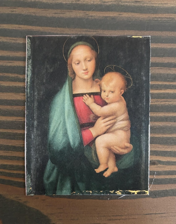 Silk or Rayon Madonna del Granduca by Raphael