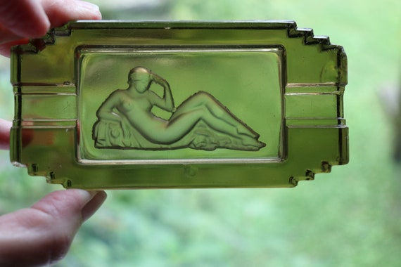 Babyfoot( Foosball) Lalique Ashtray, from France