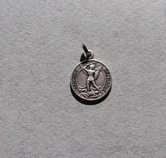 French Saint Michel Pendant