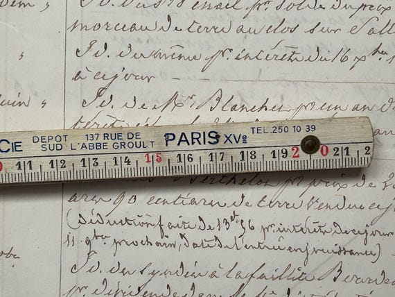 Lapeyre et Cie Carpenter's Folding Ruler
