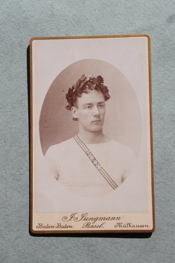 CDV of Swiss Military Games Laureate