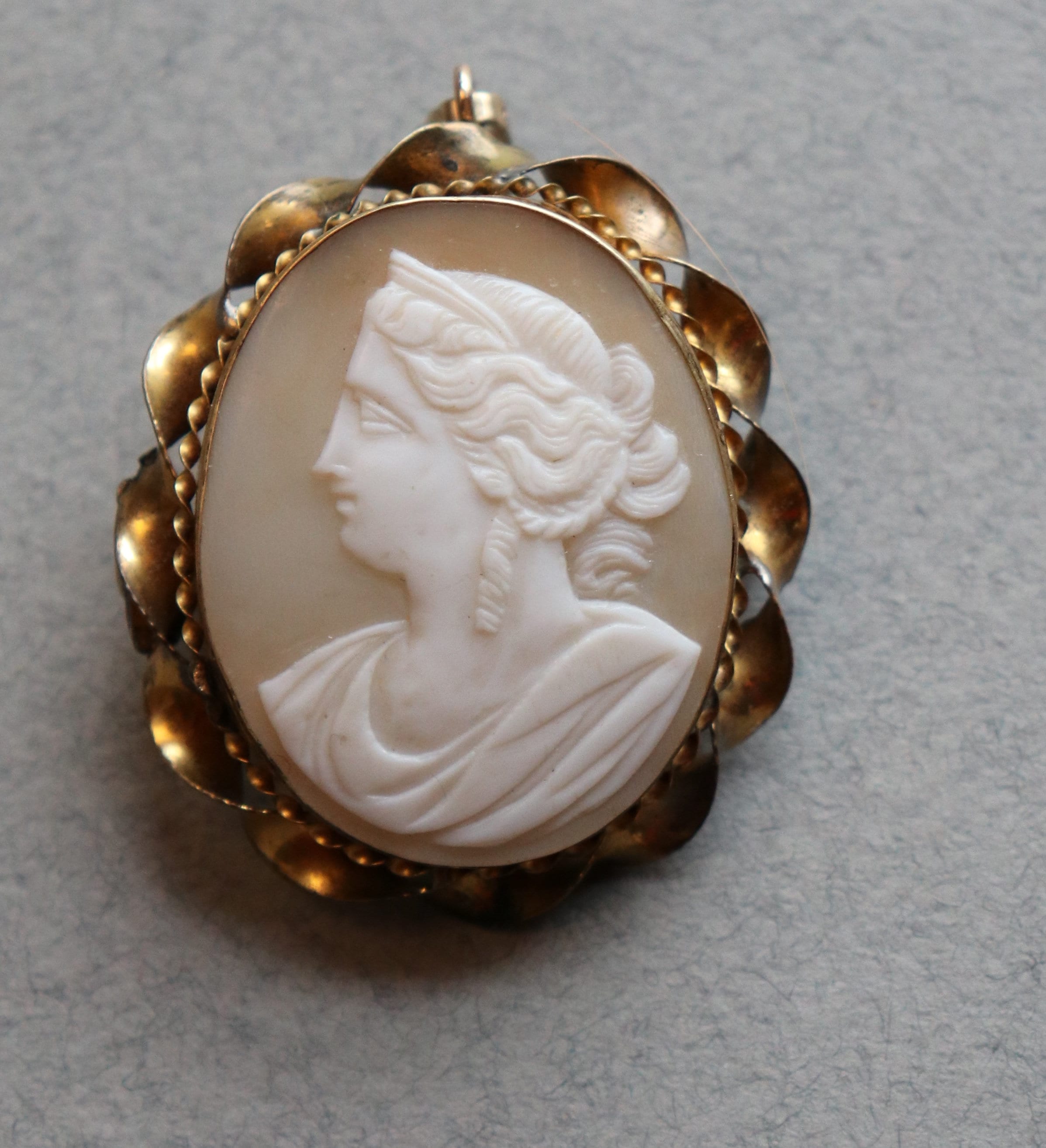 Vintage Cameo Brooch and Pendant