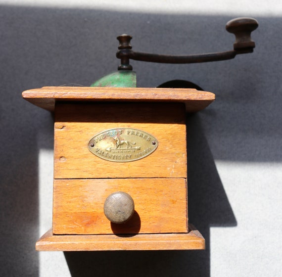 Small, French, Manual, Coffee Mill/Grinder by Peugeot Frères of Valintigney, Doubs
