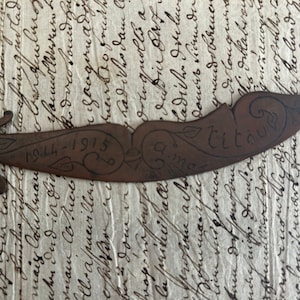 WWI, French, Trench Art Brieföffner