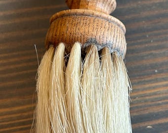 Shaker Style Barber's Brush, Wood and Horsehair