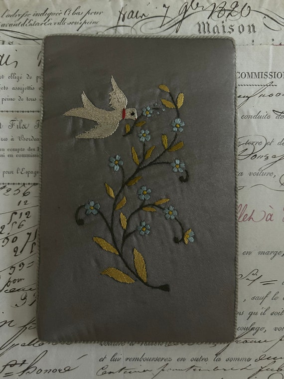 Embroidered Silk, Magic Wallet, from France