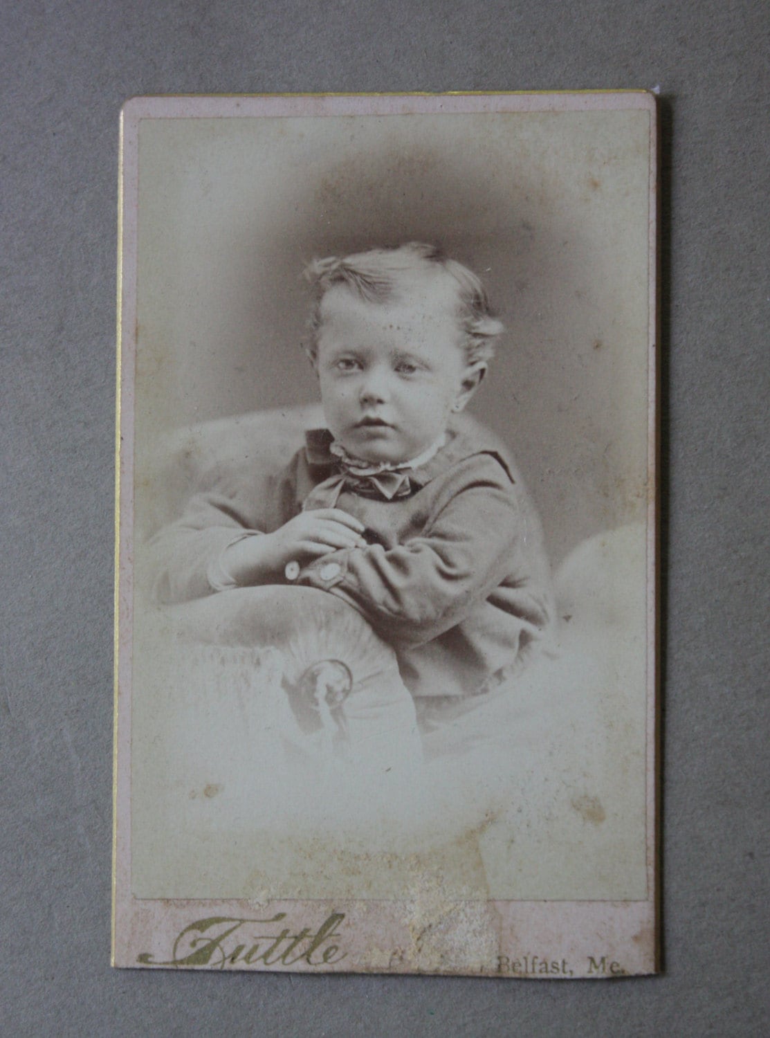 Antique Carte de Visite (CDV) and Tintype of Young Boy