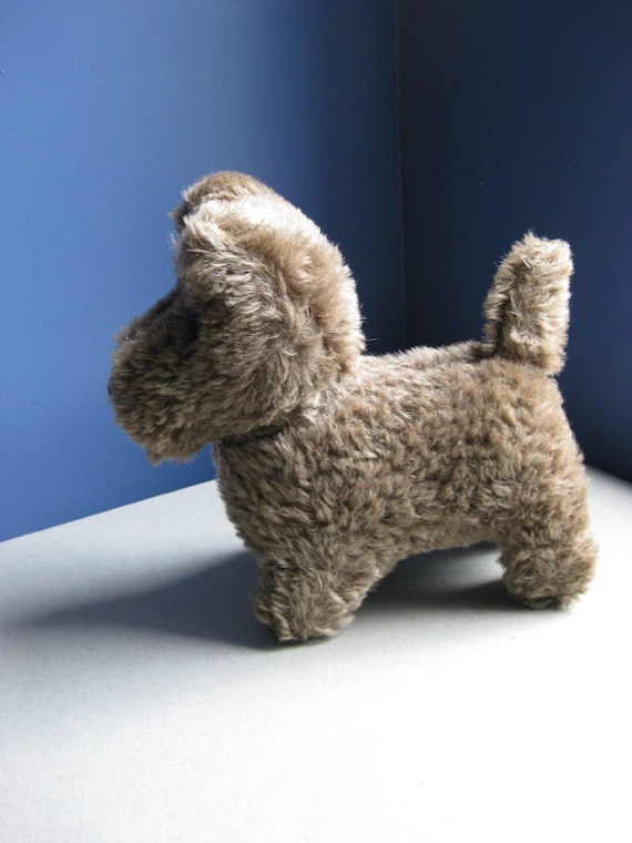 Vintage Hand Sewn Stuffed Scottish Terrier/Scottie