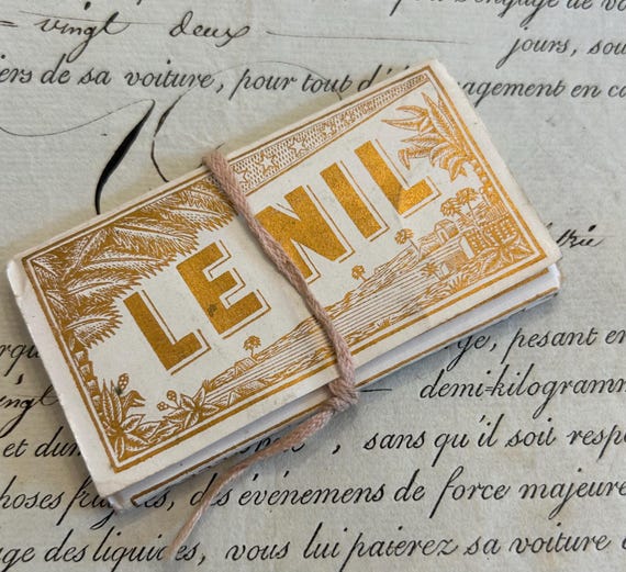 Le Nil, Vintage, French, Cigarette Rolling Papers