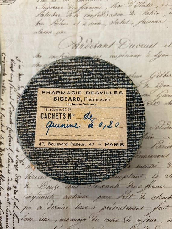 French Pharmacy Box