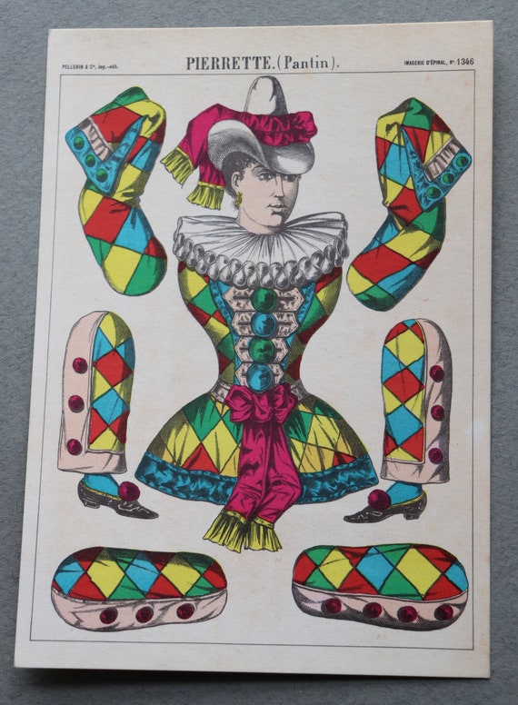 Pierrette Postcard by Pellerin of Épinal, France