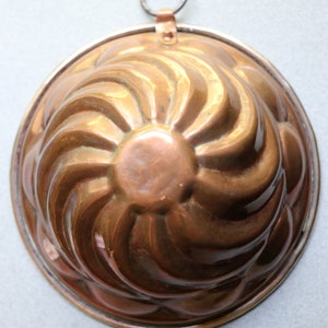 Tinned Copper Kugelhopf Mold, from France