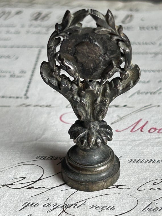 Antique, Joan of Arc, Wax Seal Stamp, from France
