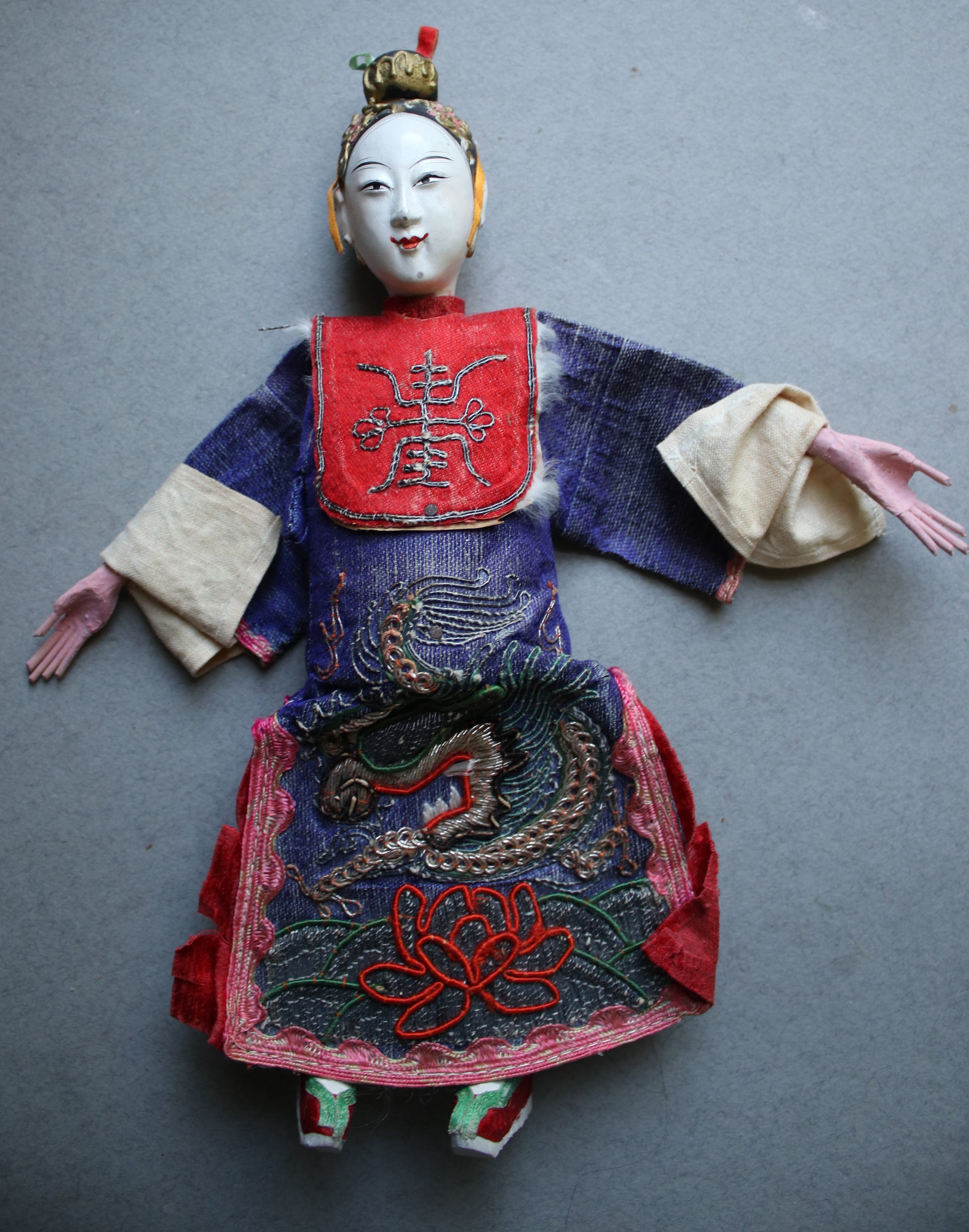 Antique, Qing Dynasty Chinese Opera Doll