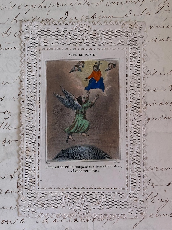 Antique, French, Acte de Désir Canivet by Blot of Paris