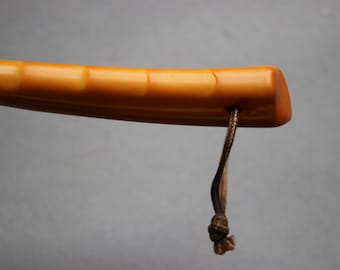 Knife Sharpener with Butterscotch Bakelite Handle