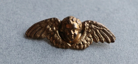 French Angel Brooch