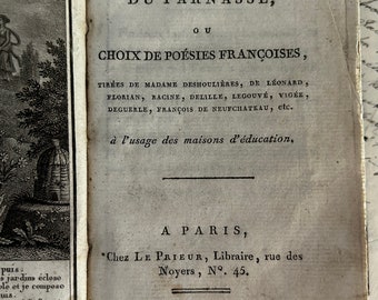La Nouvelle Abeille du Parnasse, fransk poesi, publicerad 1806