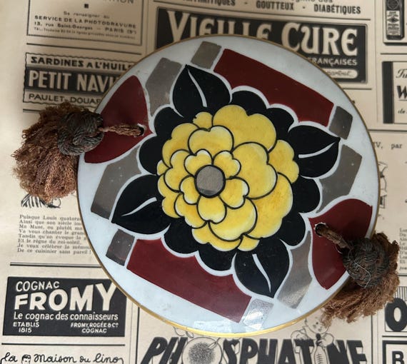 Art Deco Argilor Powder Box; Paris, France