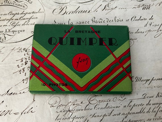 La Bretagne, Quimper Small Photo Folio by Yvon, Circa 1920s
