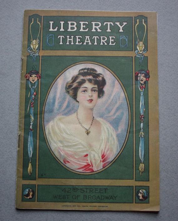 Liberty Theatre of New York City, 1923 Playbill Program for George M. Cohan's "Little Nellie Kelly"