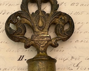 Antique, Brass Candle Snuffer, from France