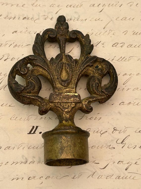 Antique, Brass Candle Snuffer, from France