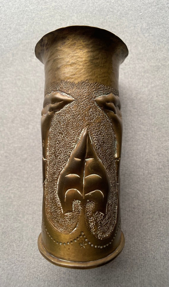 WWI (1918), German, Trench Art, Shell Casing