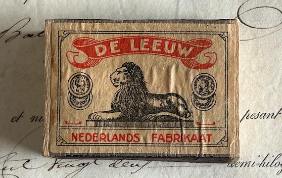 De Leeuw (The Lion) Matchbox, Made in the Netherlands