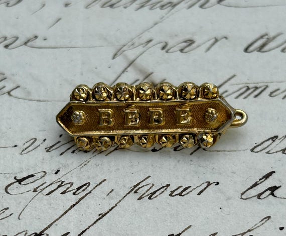 French Bébé Brooch, Circa 1930s