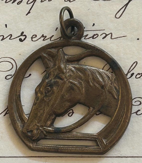 Horse Pendant, from France